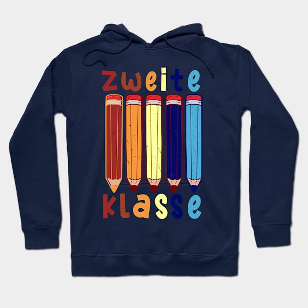 Stifte Zweite Klasse Schulbeginn T shirt Hoodie by chilla09